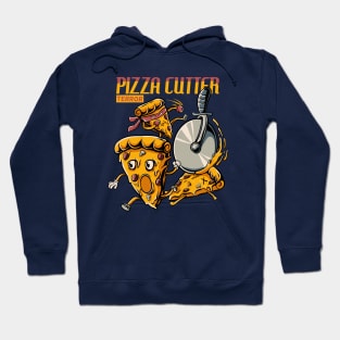 Pizza Cutter Illustration Hoodie